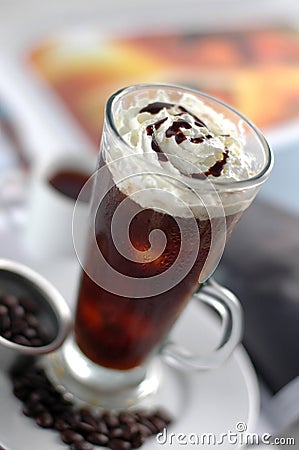 Ice coffee Stock Photo