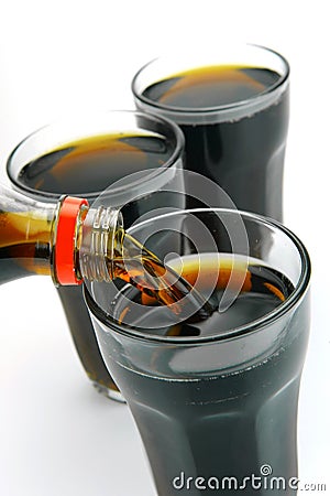 Ice Cold Cola Stock Photo