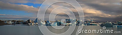 Jorkulsarlon glacial lagoon, Iceland Stock Photo