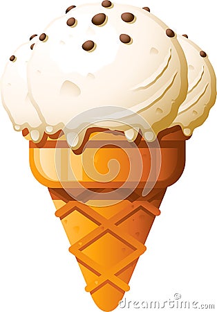 Ice cream Vector Illustration