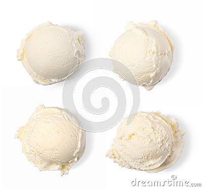 ice cream ball Stock Photo