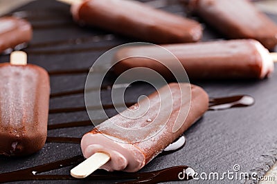 Ice cream bars Stock Photo