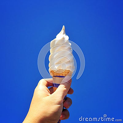 Ice cream cone Stock Photo