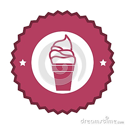 ice cream delicious menu Cartoon Illustration