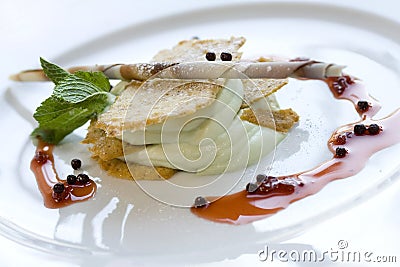 Ice cream dessert Stock Photo