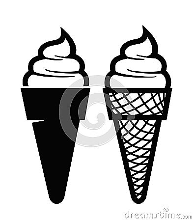 Ice Cream icon Vector Illustration