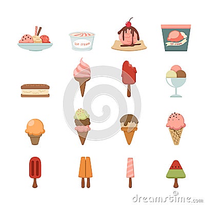 Ice Cream icon Vector Illustration