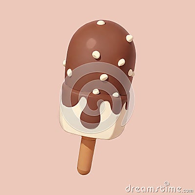 Ice Cream Icon Illustration Stock Photo