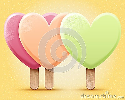 Ice cream illustration Vector Illustration