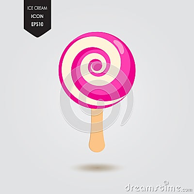 Ice cream lolly Vector Illustration