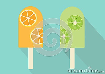 Ice cream stick Vector Illustration