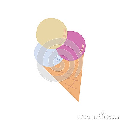 Ice cream Vector Illustration