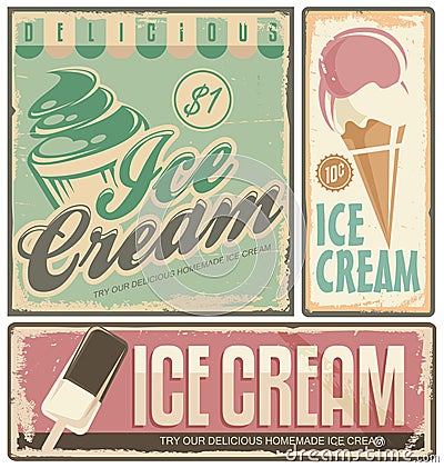 Ice cream Vector Illustration