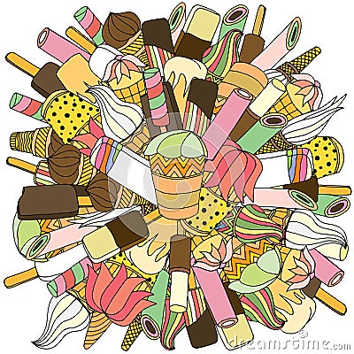 Ice creame Vector Illustration