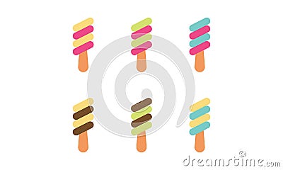 Ice CreamLogo Cartoon Illustration