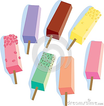 Ice creams Stock Photo