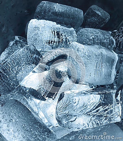 The ice cube shape has been adjusted to add color,It will help refresh and make you feel good Stock Photo