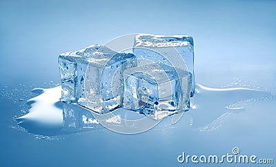 Ice cube Stock Photo