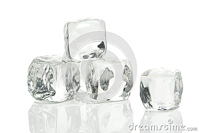 Ice cubes Stock Photo