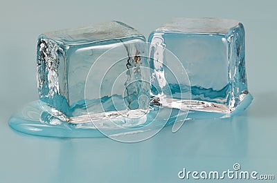 Ice cubes Stock Photo