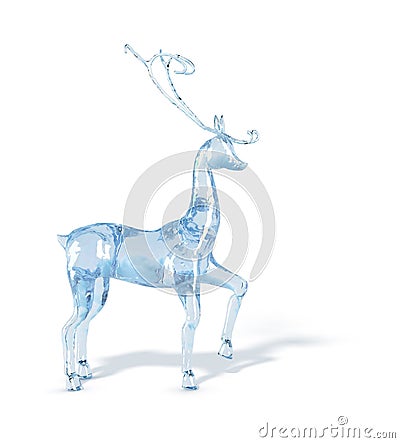 Ice deer Stock Photo