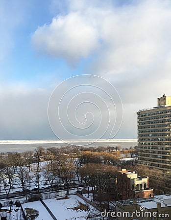 Ice Flow On The Horizon Editorial Stock Photo