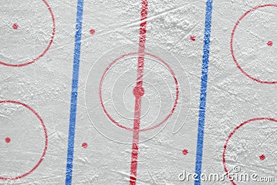 The ice hockey arena Stock Photo