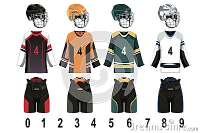Ice Hockey Jersey Stock Image - Image: 25768121