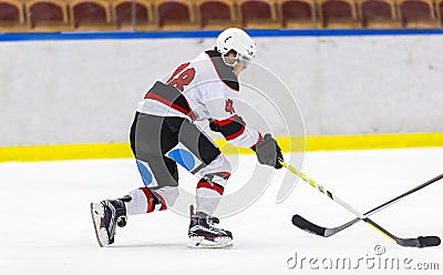 Ice hockey player Editorial Stock Photo