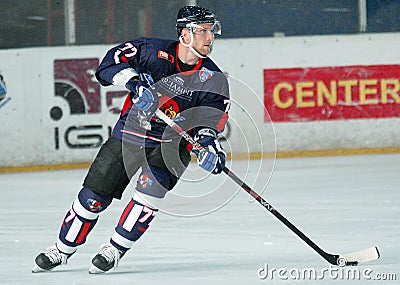Ice hockey player Editorial Stock Photo