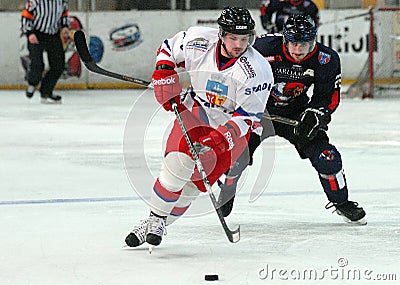 Ice hockey players Editorial Stock Photo