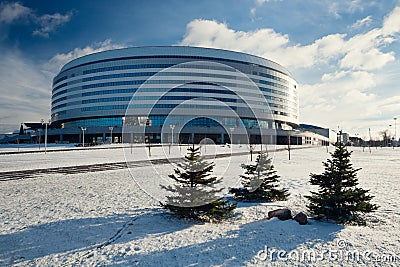 Ice Hockey Stadium Editorial Stock Photo