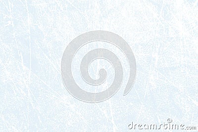 Ice Hockey texture background - Blue white ice with scratches Stock Photo