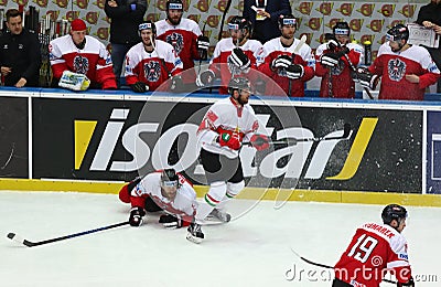 Ice Hockey 2017 World Championship Div 1 in Kyiv, Ukraine Editorial Stock Photo