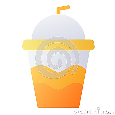 Ice juice cream single isolated icon with smooth style Vector Illustration