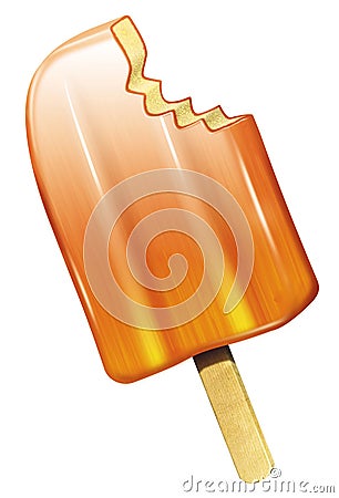 Ice lolly Cartoon Illustration