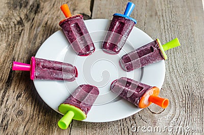 Ice pops Stock Photo