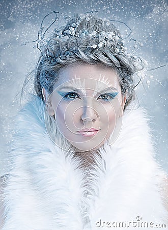 Ice queen Stock Photo