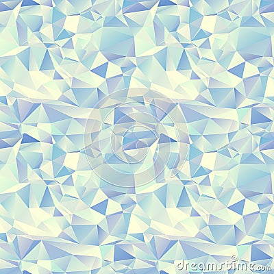 Ice seamless pattern. Crystal background Vector Illustration