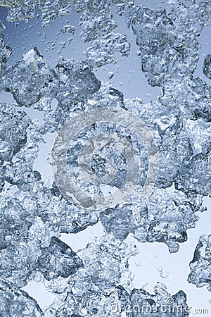 Ice shards Stock Photo