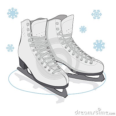 Ice Skate Stock Photo