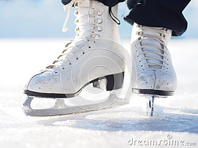 Ice Skating Stock Photo