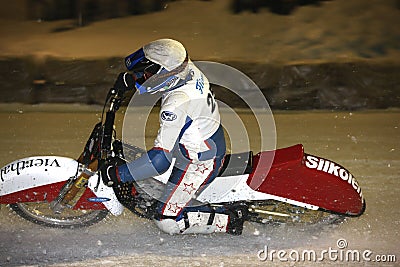 Ice Speedway Editorial Stock Photo