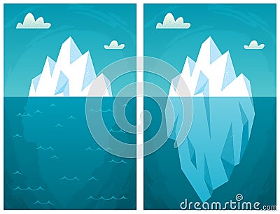 Iceberg Vector Illustration