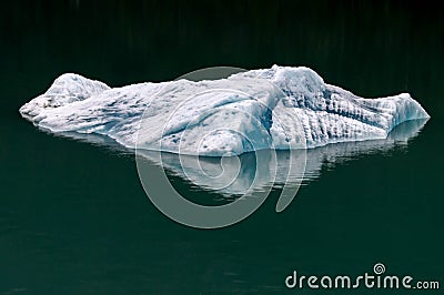 Iceberg floats in the waters of Alaska Stock Photo