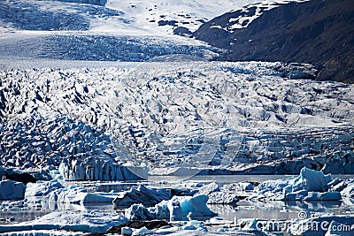 Iceberg Lagoon, Iceland Stock Photo