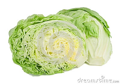 Iceberg lettuce. Stock Photo