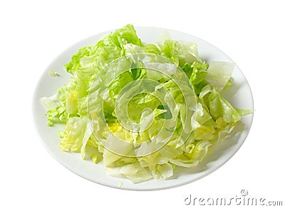 Iceberg lettuce salad Stock Photo