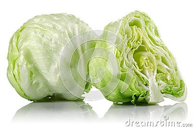 Iceberg lettuce Stock Photo