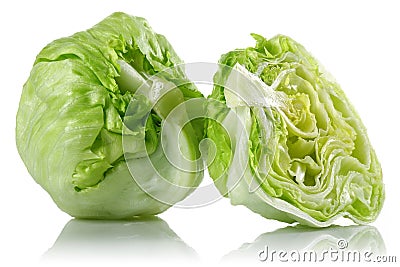 Iceberg lettuce Stock Photo